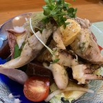 鮨・淡路 - 2019年10月とある日のお寿司屋さんのサラダ！