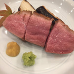 鳥田中 - 京鴨ロース焼きです　肉汁が出ていないのに噛むと一気に溢れ出します！