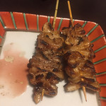 鳥田中 - 皮です　この辺りから食べるのに夢中で写真撮り忘れっぱなし（笑）