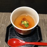 山本小屋 ふる里館 - うなぎときび餅の餡かけ蒸し物