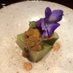 ろっかん - 雲丹の塩辛と白茄子