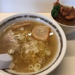 グリル 塩豚 - 塩ラーメンセット（ミニカレー唐揚げ）