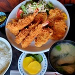 金昇 - ミックスフライ定食