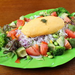 OMU salad with chunky vegetables