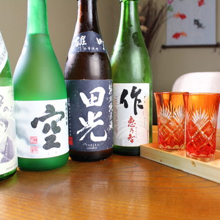 地酒、ワインの３種のみ比べセット、ノンアルカクテル有