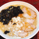 Menya Hideyoshi - 『背脂醤油ラーメン』750円