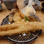 Tempura Meshi Kaneko Han Nosuke - 穴子の天ぷらめしと味噌椀