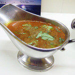 かれーの店 うどん  - 2月の冬の夜かれープレミアム(1200円) ※冬の夜かれー+スパイシー挽肉+タマリンド+パクチー