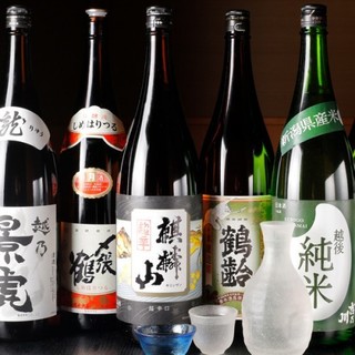 ＜新潟の地酒を中心に各種取り揃えております♪＞