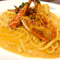 渡り蟹のビスククリームソース