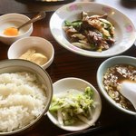 萬来軒別館 - レバニラ定食