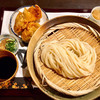 麺喰 - 料理写真:ざるうどん＆とり天セット