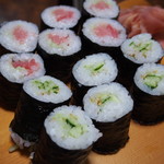 おとり - トロ鉄火、かっぱ巻