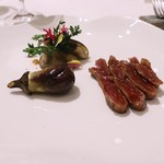 レストラン サンパウ - イベリコベジョータのラカドミガス、茄子