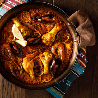 Three types of exquisite paella! ! We recommend the mixed paella!