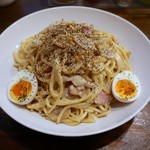 カルボ - カルボ大盛（950円）＋味玉（雨の日サービス）
      