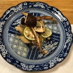 鰻はし本 - 金目の松かさ揚げ煮付け&松茸