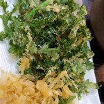 立喰いそば とんがらし - 春菊天は