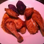 ランチのメインはフランス産雛鶏のジラロースト