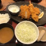 麺処・とんかつ　京いぶき - 海老ヒレ定食