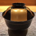 丸新 - 松茸と毛蟹真薯の椀物