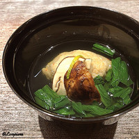 丸新 - 松茸と毛蟹真薯の椀物