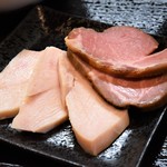 つけ麺 舞 - トッピング肉まし