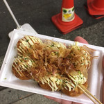 元祖どないや - たこ焼きの塩6個¥350。