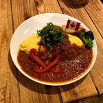 Kurumari - 190926チキンカレーオムライス900円