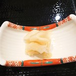 いけす円座 - 生姜の甘酢。ガリ
