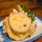 ミハラ キッチン - 季節の天婦羅盛合せ