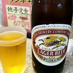 餃子弁慶 - 瓶ビール中