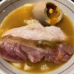 つけ麺一燈 - 雉つけ麺＋味玉＋小ライス