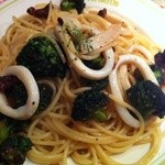 あるでん亭 - いかとブロッコリー（大盛り）