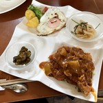 cafe terrace Hana - とんかつ定食　９７０円＋税