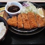 Matsunoya - 味噌カツ定食(税込500円)