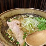 天雷軒 九段下 - ランチセット（醤油ラーメン+日替わりご飯）840円