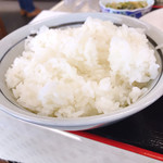 Aozora Shokudou - 丼ぶりに白ごはんが盛られています。（2019.10 byジプシーくん）