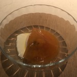 Geranium - Grilled Lobster & Milky Cheese with Juice from Fermented Carrots & Sea Buckthorn