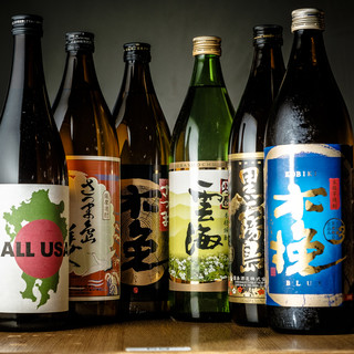 Specialty sake and shochu!