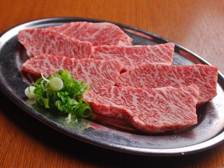 Bimi Yakiniku Hiroichi - 上バラ 1000円★厳選和牛の三角バラ使用のとてもジューシーなお肉！