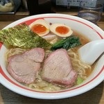 麺壱 吉兆 - 中華そば、煮玉子 Oct/2019