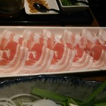 しゃぶしゃぶ はやし - 追加 『富士ヶ嶺ポーク』 690円 (税別)