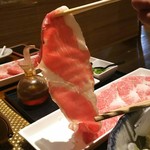 しゃぶしゃぶ はやし - 霜降り黒毛和牛☆