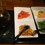 しゃぶしゃぶ はやし - しゃぶしゃぶの薬味☆