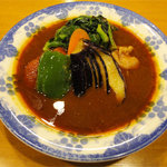 木多郎 澄川本店 - ﾁｷﾝ野菜(980円)辛さ0番