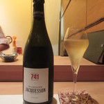 江戸前鮨 二鶴 - ジャクソン キュベ741 13000円(フルボトル)