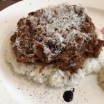 カレー キノシタ - 黒いソースはバルサミコソース