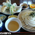田舎うどん てつ - 2012年2月　天ぷら付き特だれうどん