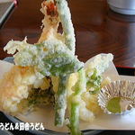 田舎うどん てつ - 2012年2月　天ぷら